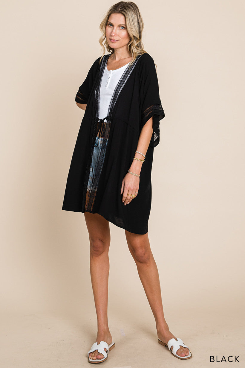 Sand in My Toes Tie Front Kimono