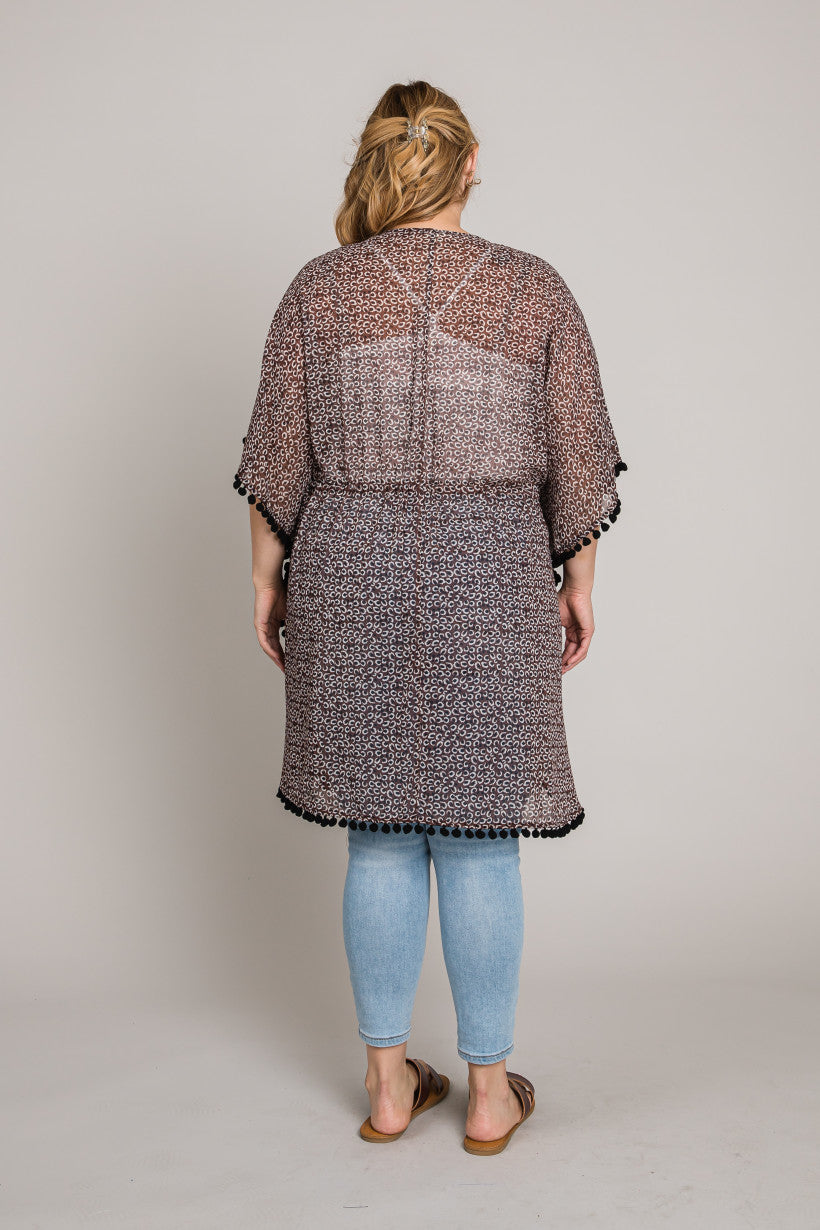 Spice by the Sea Leopard Kimono