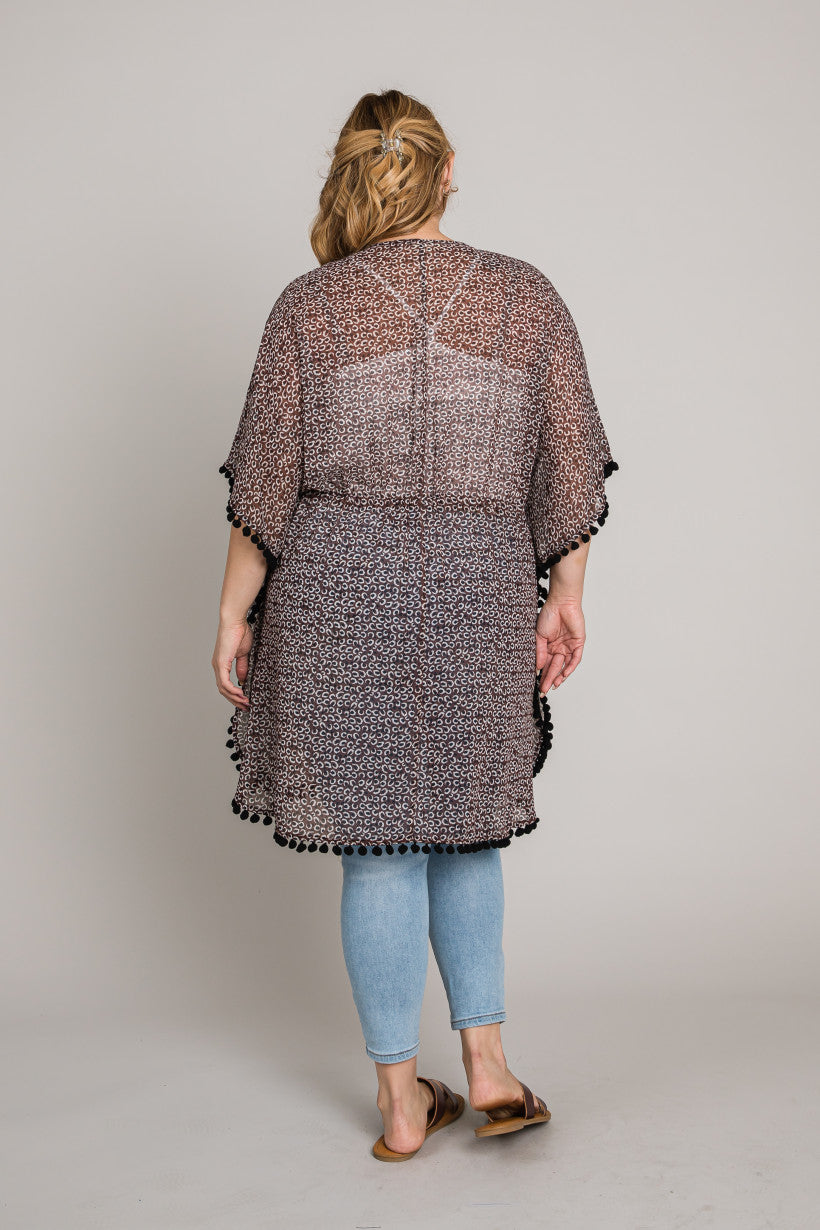Spice by the Sea Leopard Kimono
