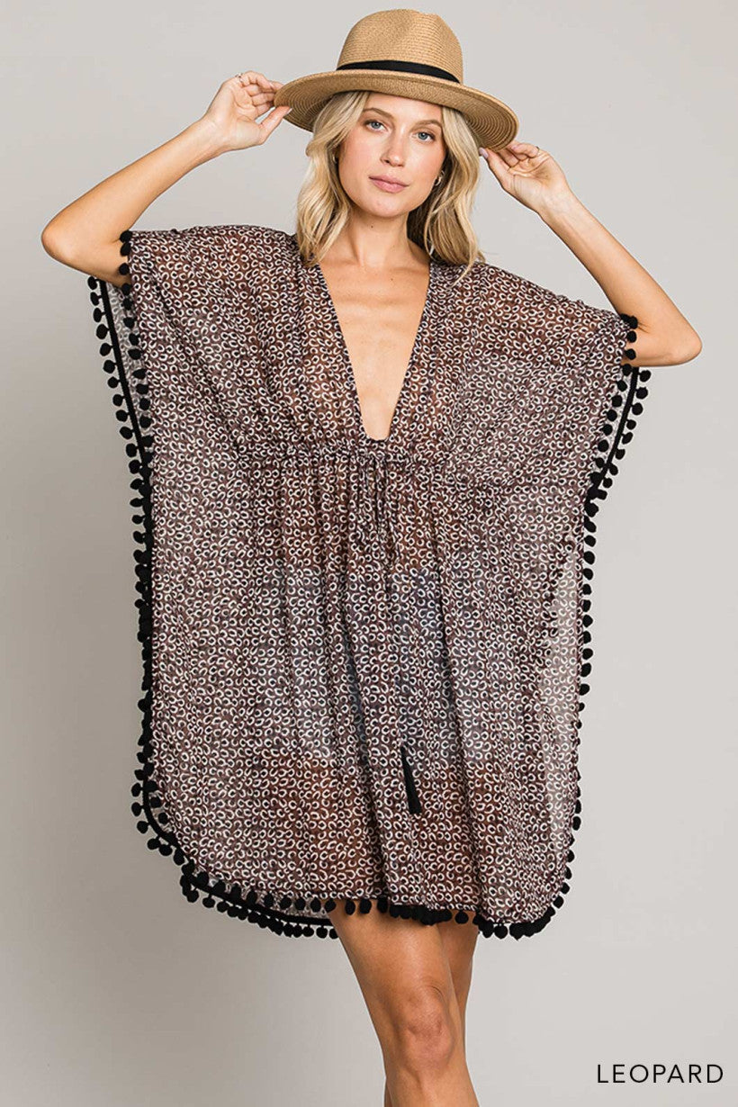 Spice by the Sea Leopard Kimono
