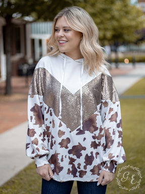 Cowgirl Chillin Hooded Pullover