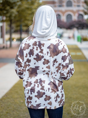 Cowgirl Chillin Hooded Pullover