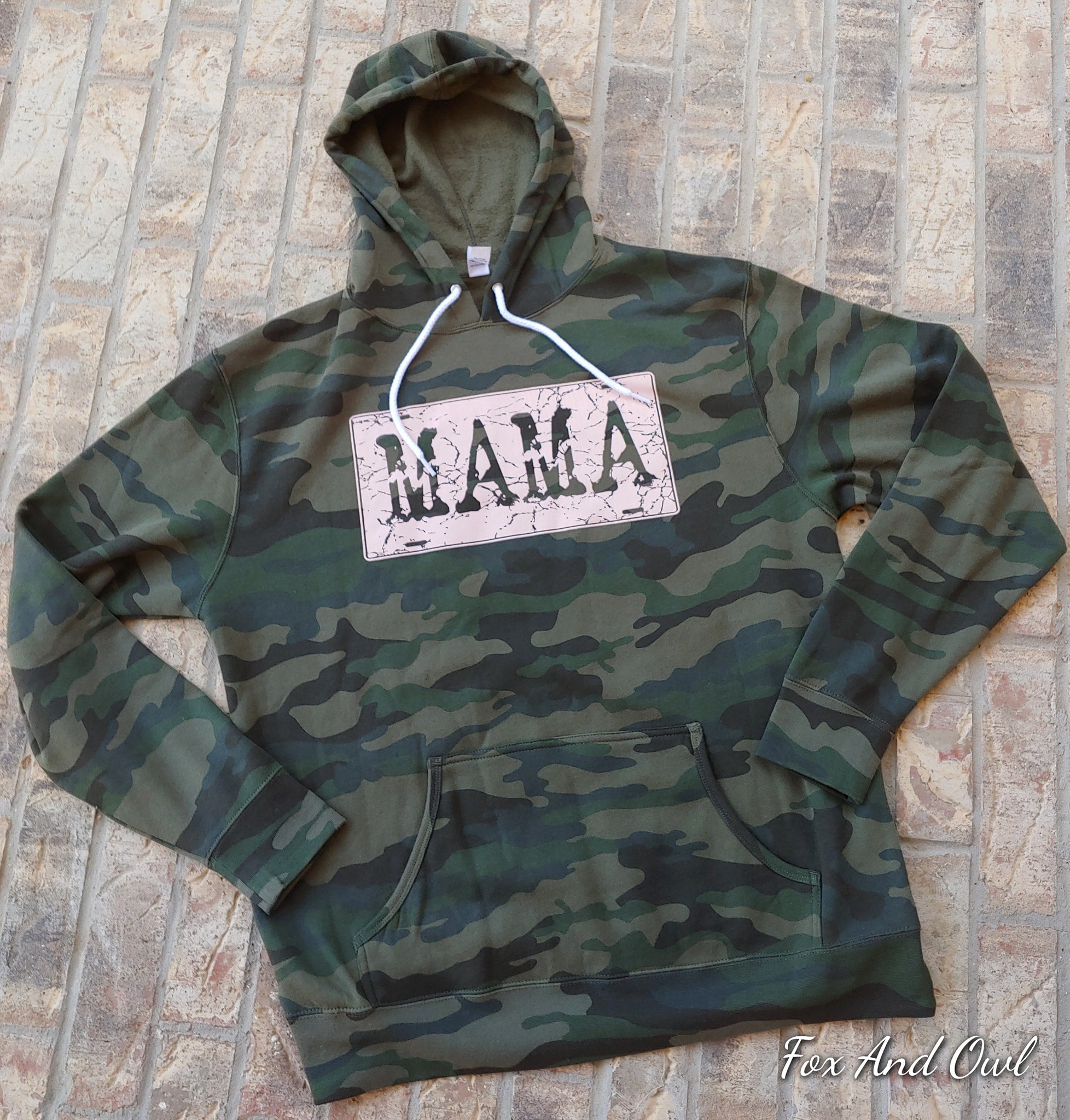 Mama Camo Hooded Sweatshirt