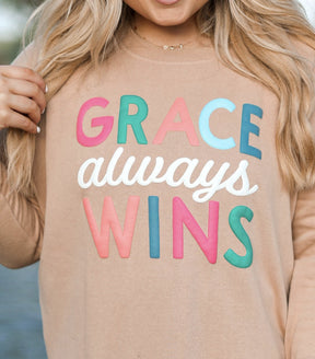 Grace Always Wins Pullover
