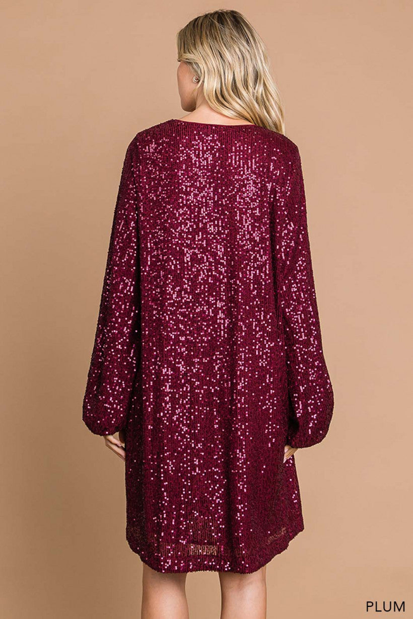 Set Me Free Sequin Dress