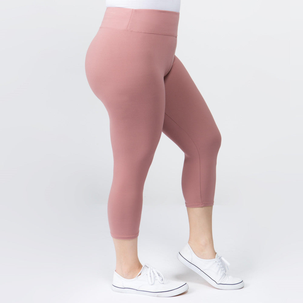 Capri Leggings - Mauve