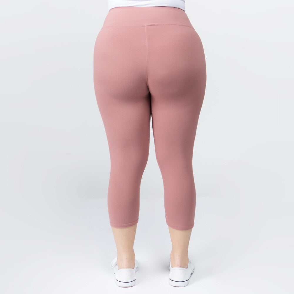 Capri Leggings - Mauve