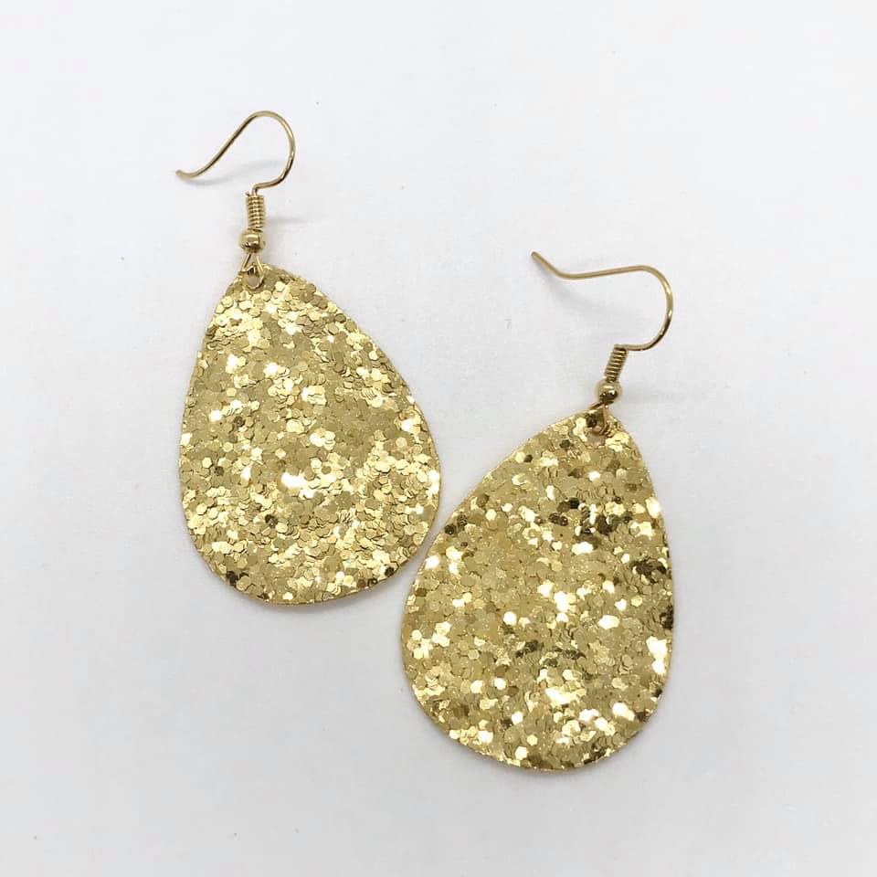 Yellow Gold Glitter Itty Bitties