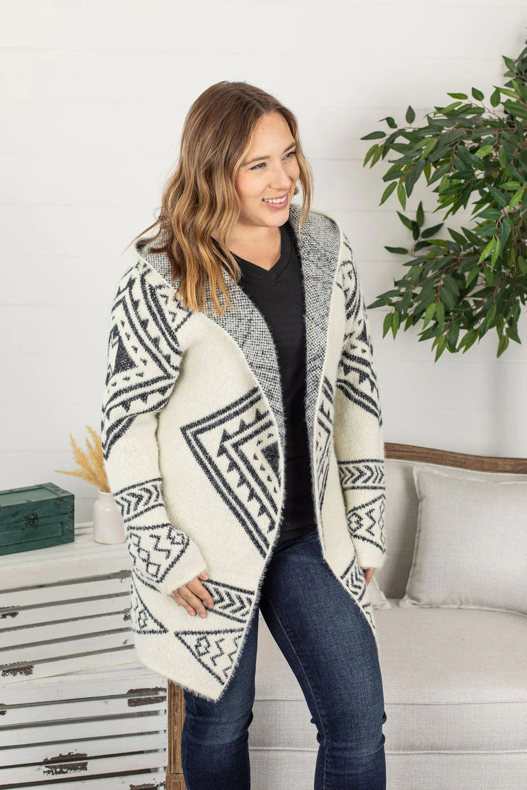 Give Me Your Love Aztec Cardigan