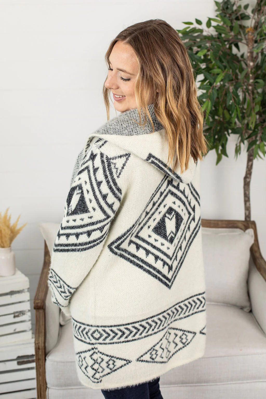 Give Me Your Love Aztec Cardigan
