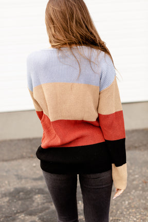 Ampersand Avenue Sweater - The Paige - Blue