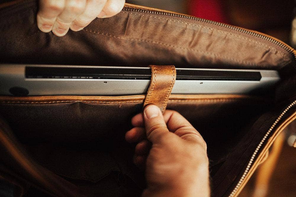 Buffalo Leather Messenger