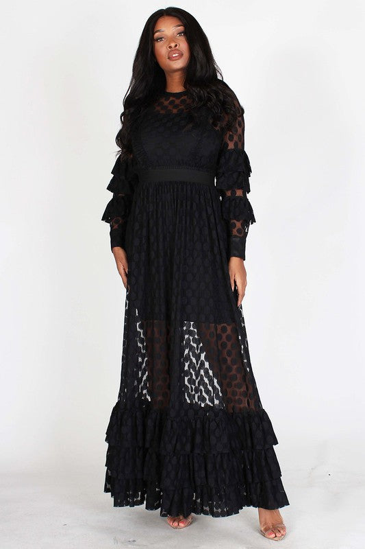 Come A Little Closer Sheer Dress