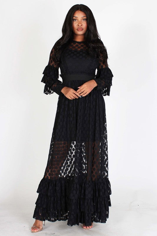 Come A Little Closer Sheer Dress