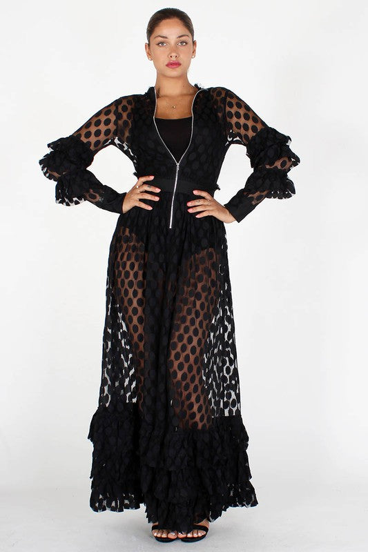 Come A Little Closer Sheer Dress