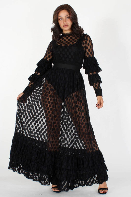 Come A Little Closer Sheer Dress
