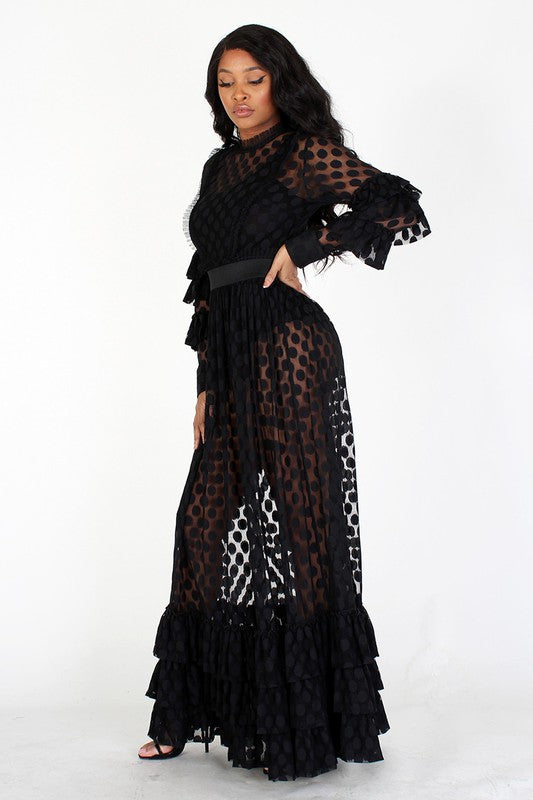Come A Little Closer Sheer Dress