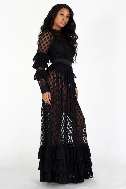 Come A Little Closer Sheer Dress
