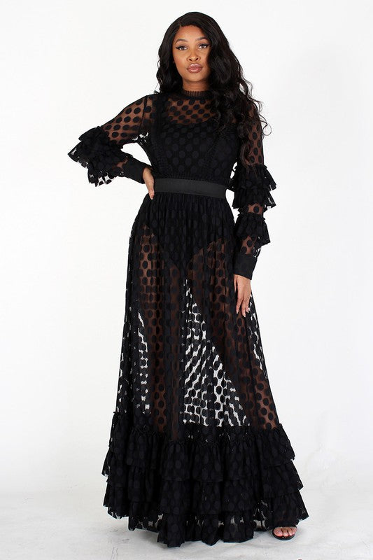 Come A Little Closer Sheer Dress