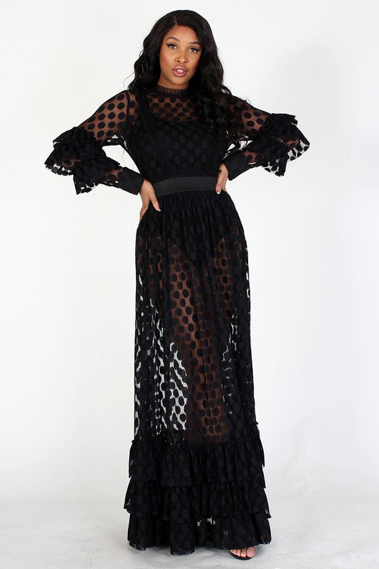 Come A Little Closer Sheer Dress