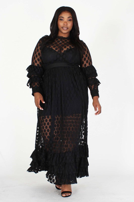 Come A Little Closer Sheer Dress