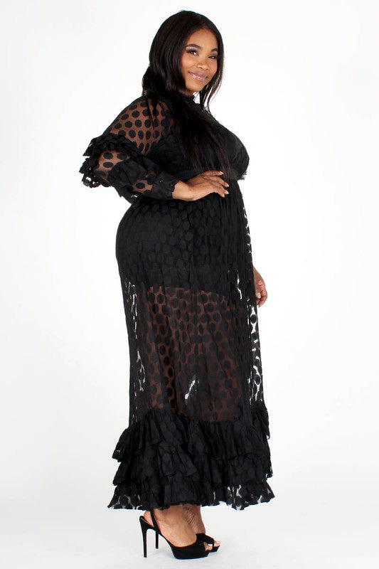 Come A Little Closer Sheer Dress