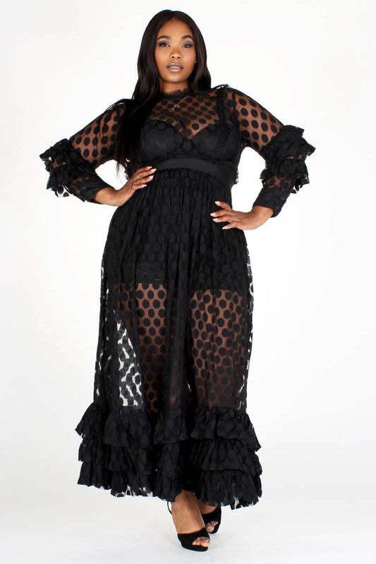 Come A Little Closer Sheer Dress