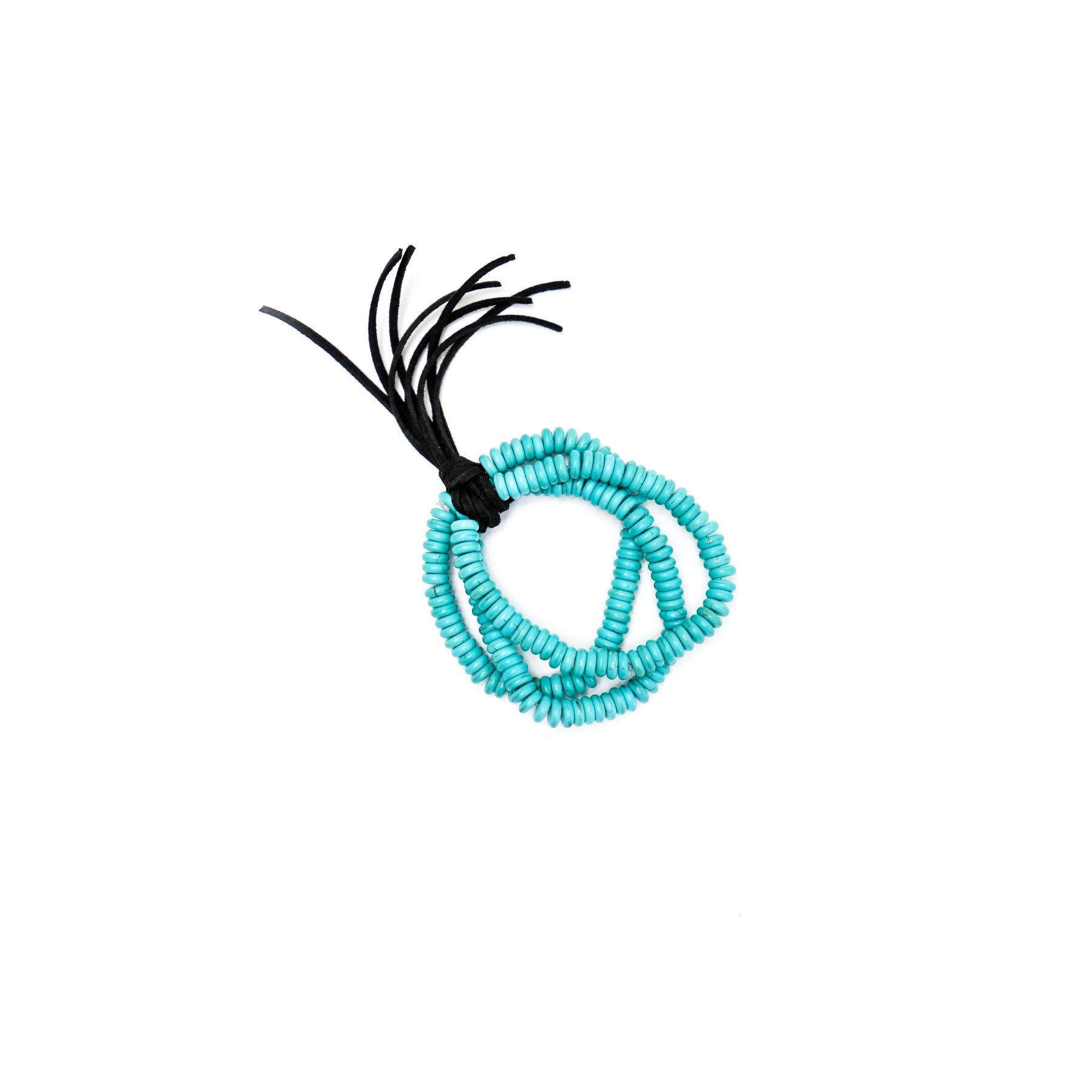 3 Strand Turquoise Beaded Stretch Bracelet