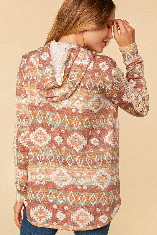 Not Enough Time Hooded Pullover