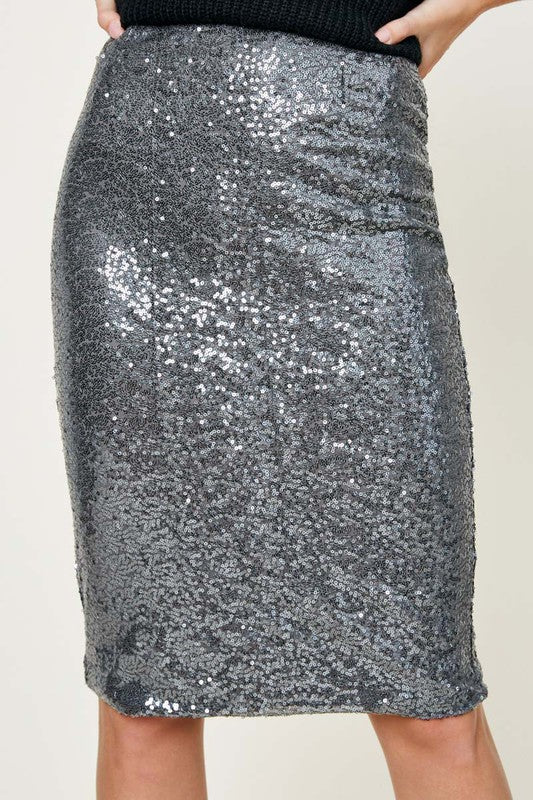 Shine With You Sequin Skirt