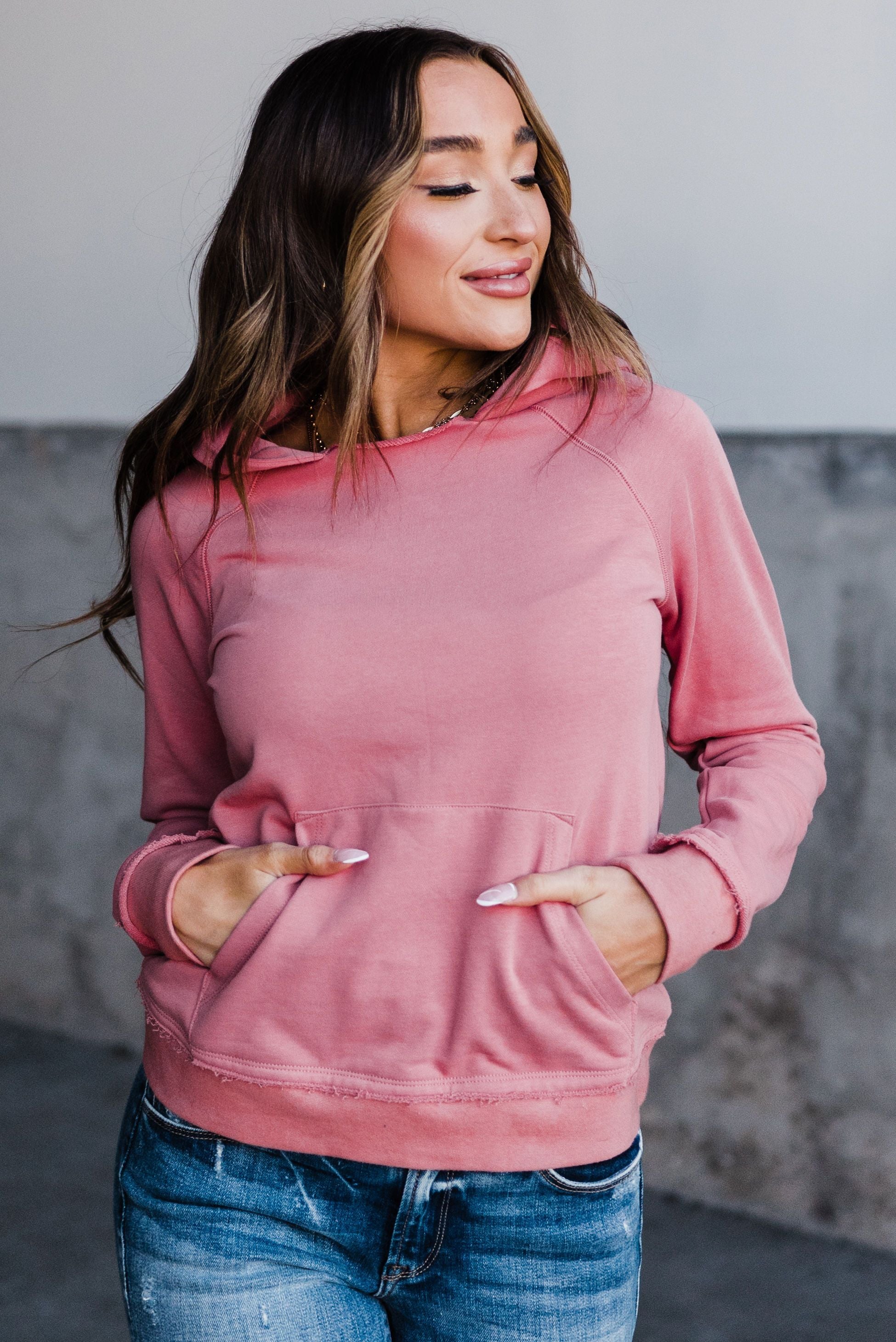 Ampersand Avenue Elevated Sweatshirt - Edge Pinking Of You