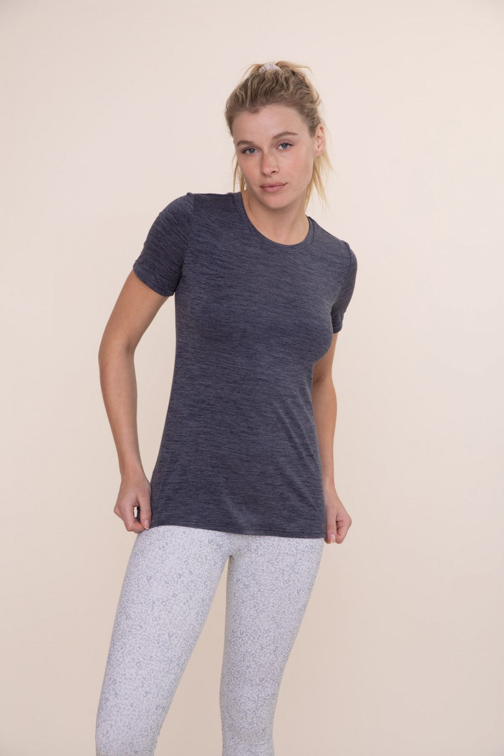 Walk With Me Athletic Tee - Heather Grey