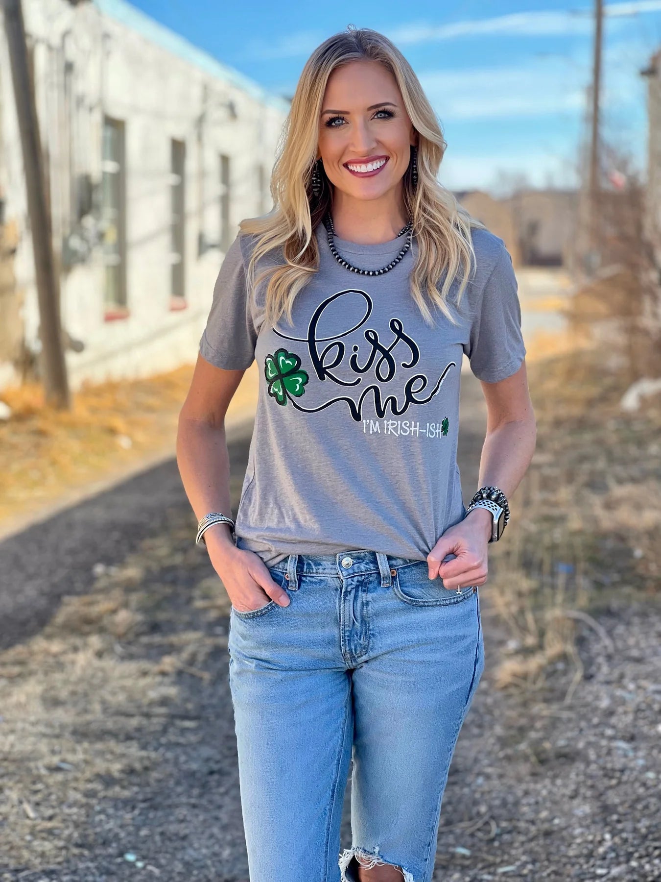 Kiss Me I'm Irish-ish Graphic Tee