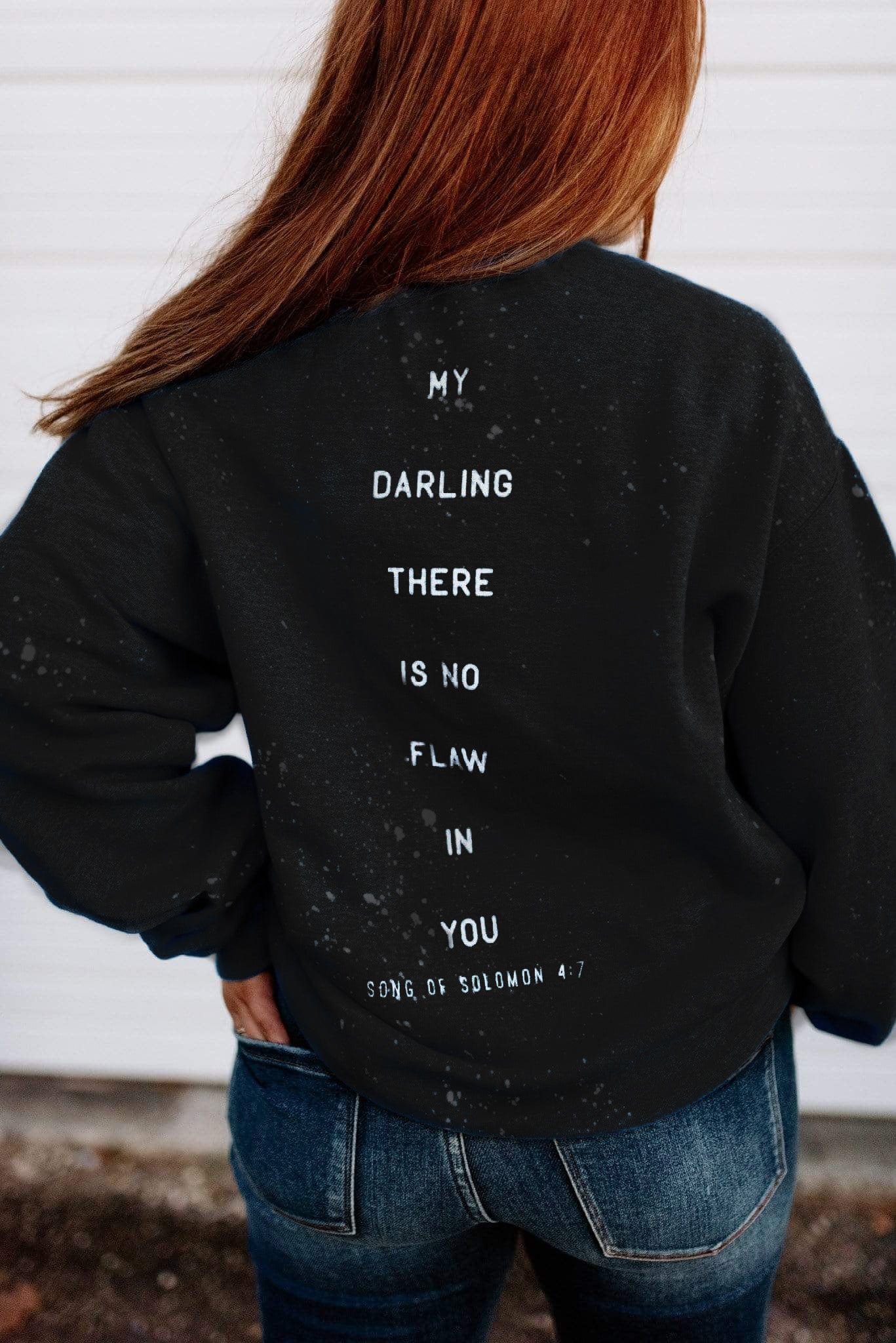 You Are Beautiful Bleached Sweatshirt