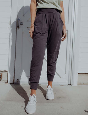 Simply The Best Harem Pants - Charcoal