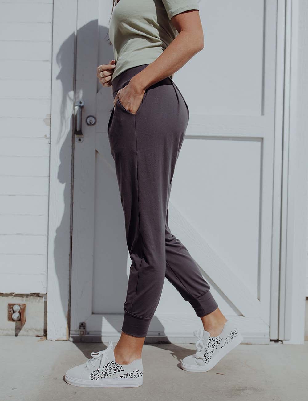 Simply The Best Harem Pants - Charcoal