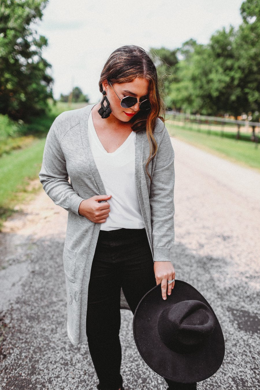 On The Go Cardigan - Grey