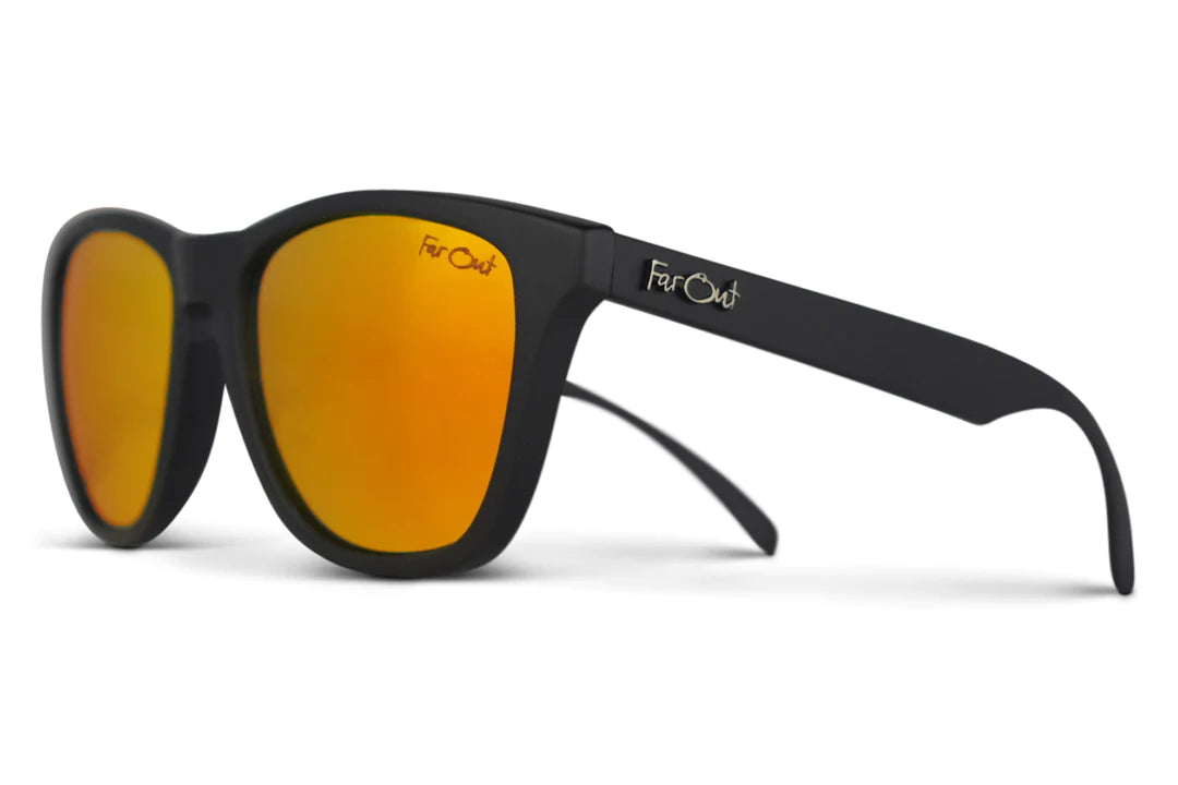 FarOut Sunglasses - Black Premium Orange Lens