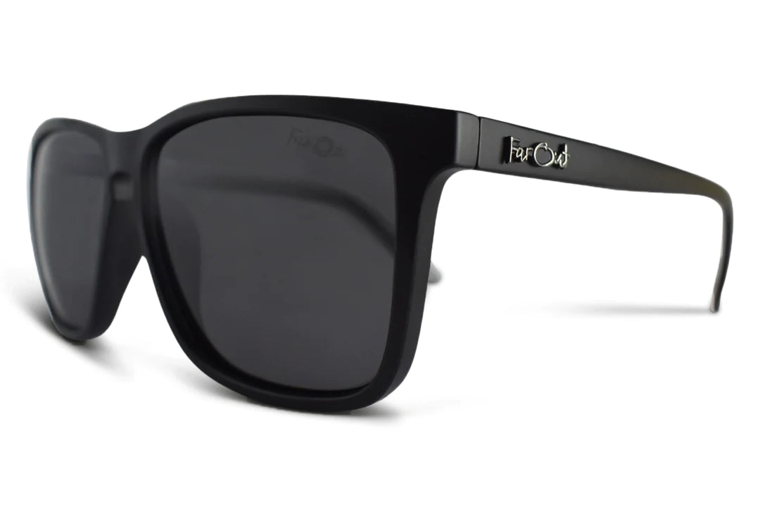 FarOut Sunglasses Polarized Black Flatliners