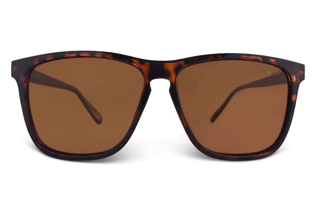 FarOut Sunglasses Polarized Tortoise Brown Flatliners