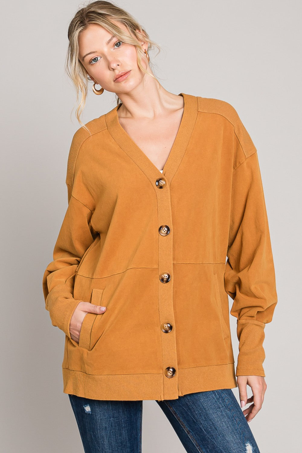 Won't You Be My Neighbor Cardigan - Cinnamon