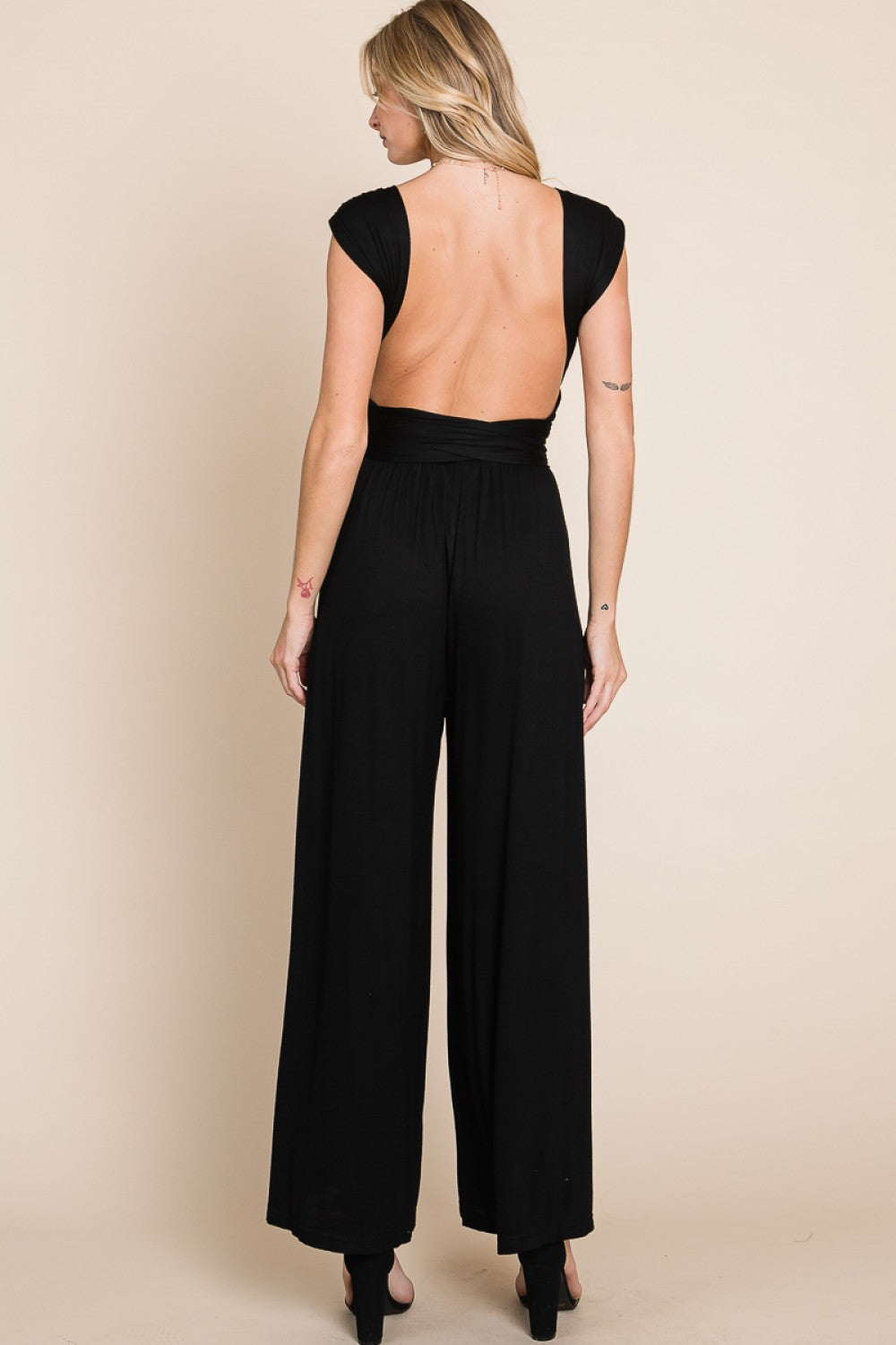 Inevitably Perfect Convertible Jumpsuit - Black