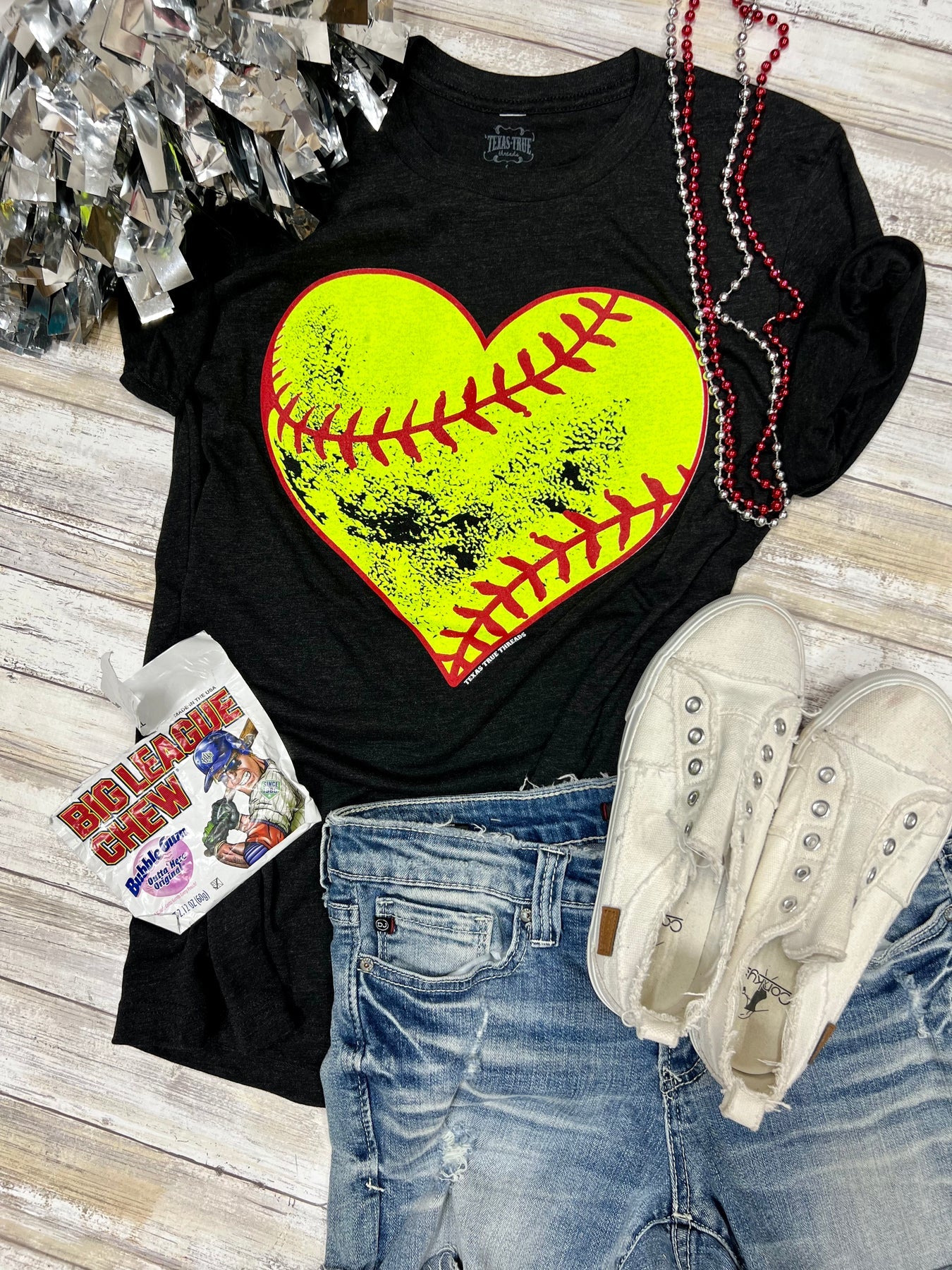 Dirty Heart Softball Graphic Tee