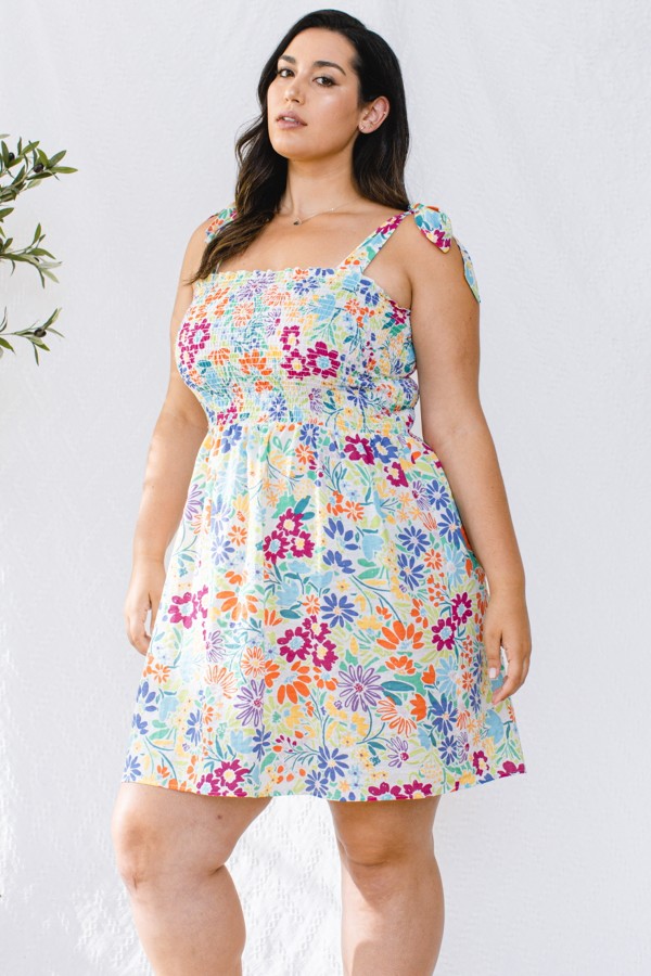 Tell Me When Floral Dress
