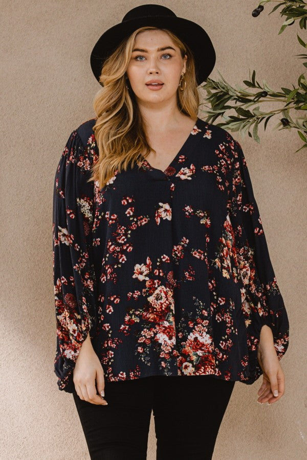 Find Your Way Floral Blouse