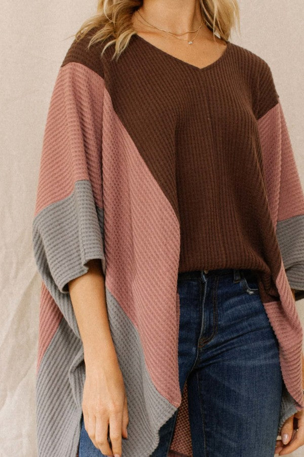 Try Again Waffle Knit Boxy Top