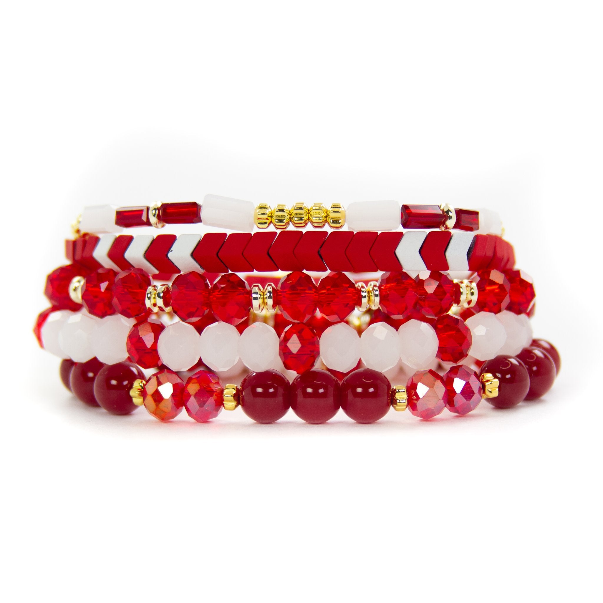 Red Sedona Bracelet Stack