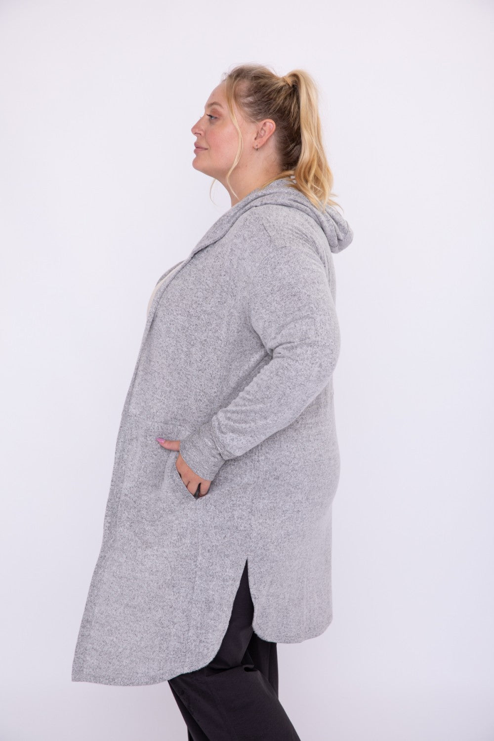 Still Waiting Brushed Cardigan