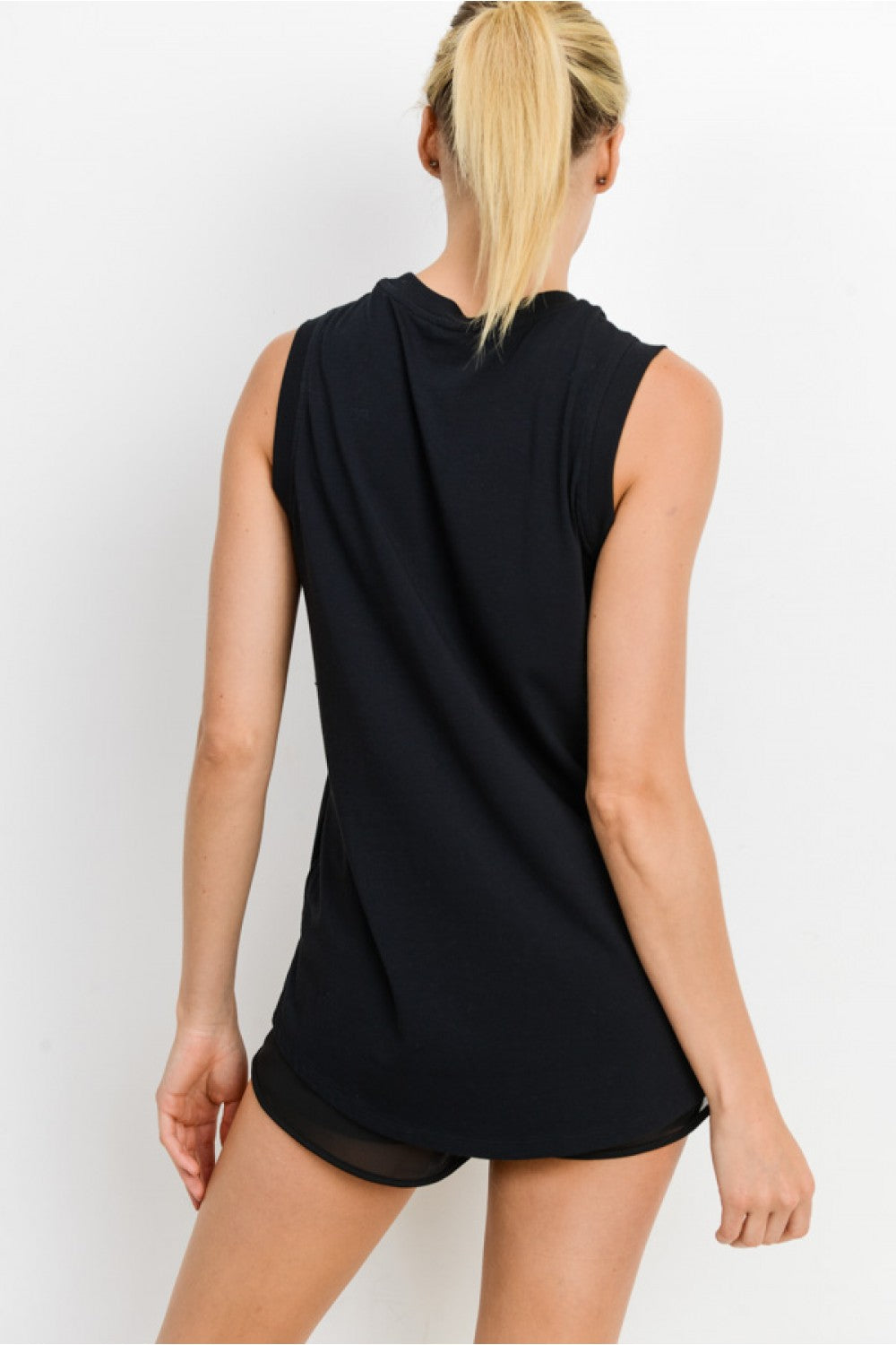 Time To Go Muscle Tank - Black