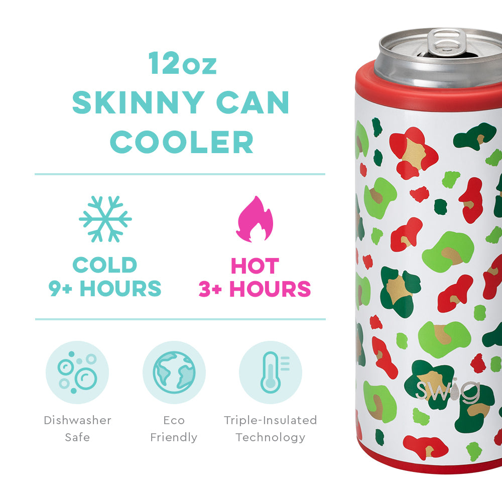 Swig Jingle Jungle Skinny Can Cooler (12oz)